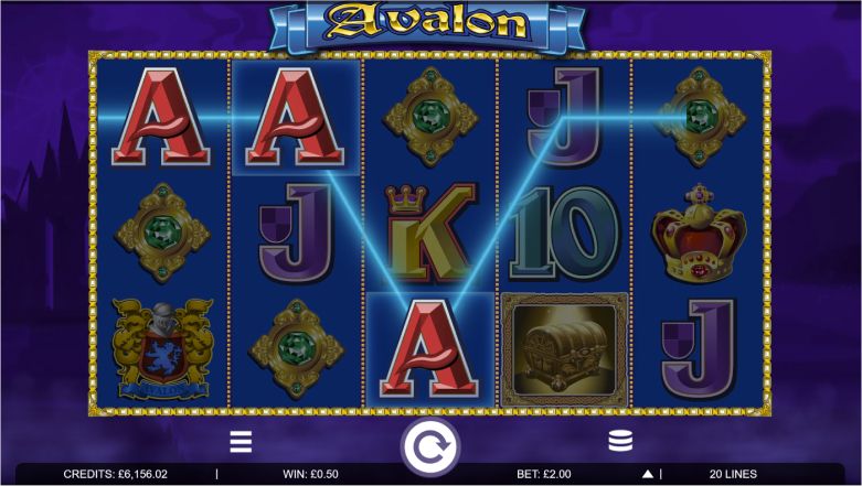 Avalon slot screenshot