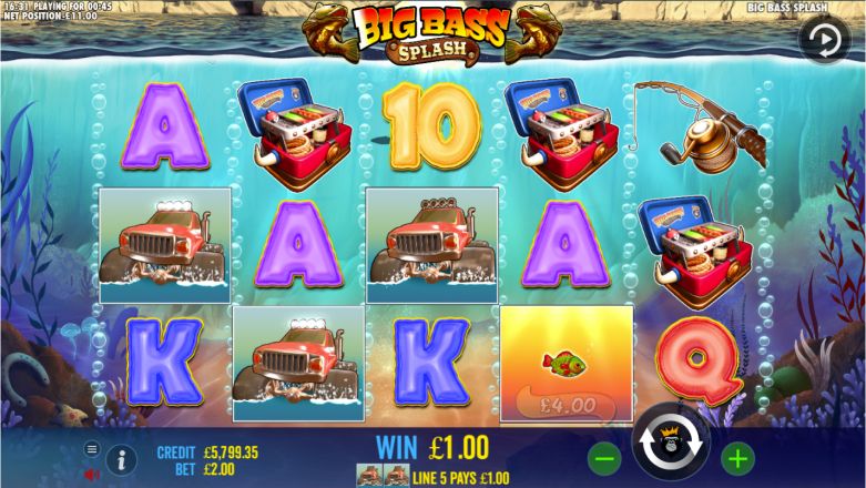 Big Bass Splash slot screenshot