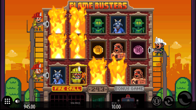 Flame Busters slot screenshot