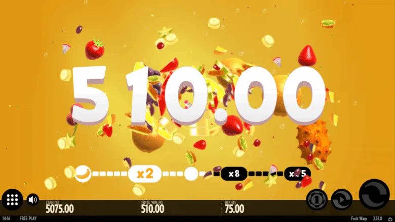 Fruit Warp slot screenshot