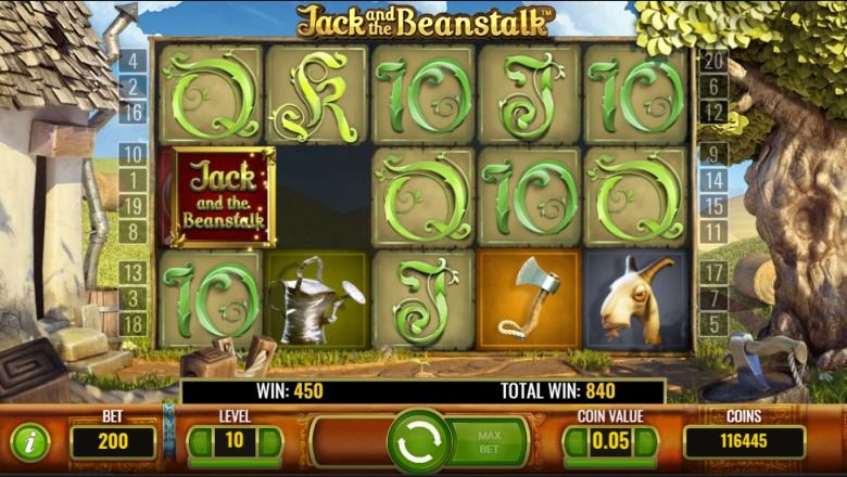 Jack And The Beanstalk slot screenshot