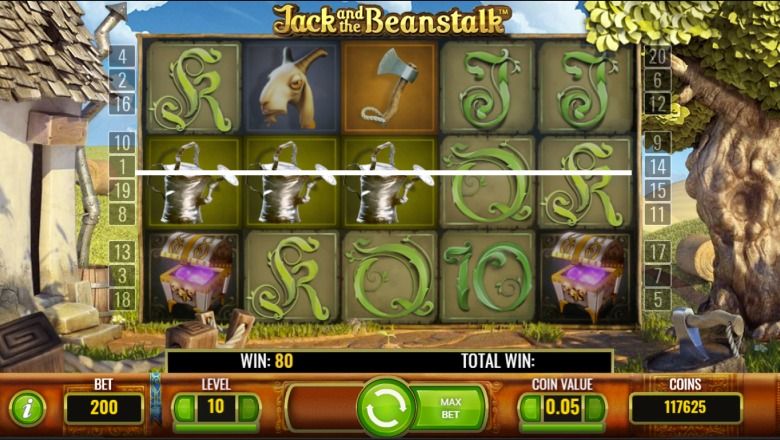 Jack And The Beanstalk slot screenshot