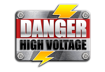 Danger High Voltage Slot