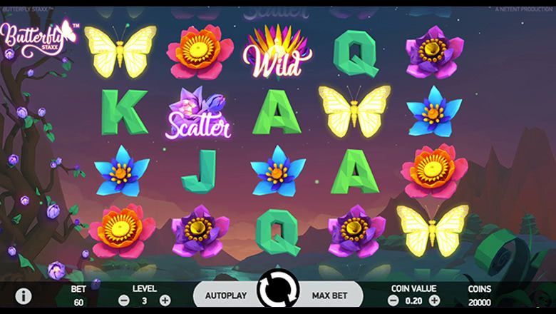 Butterfly Staxx slot screenshot