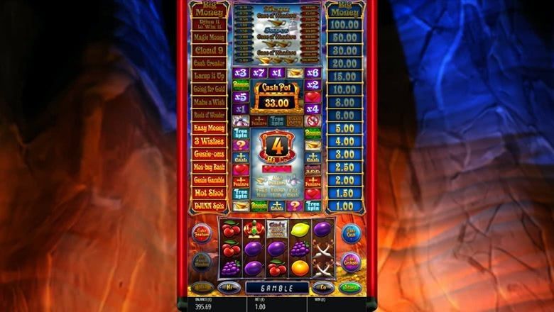 Genie Jackpots Cave of Wonder slot screenshot