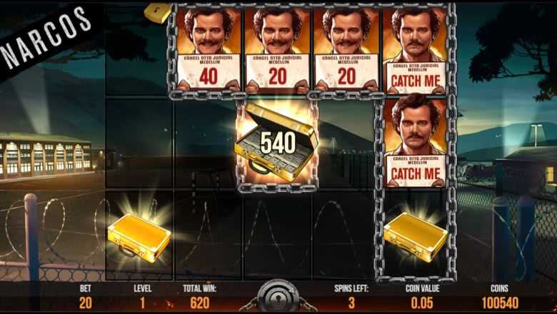 Narcos slot screenshot