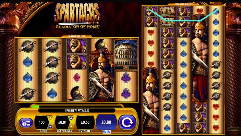 Spartacus slot screenshot