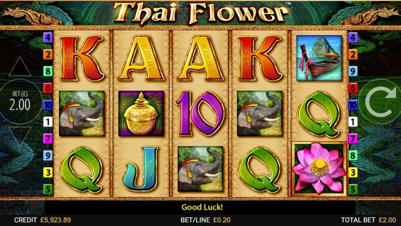 Thai Flower slot screenshot